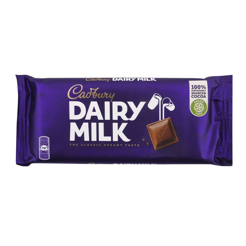 Cadbury Dairy Milk Chocolate, 110g (Imported)