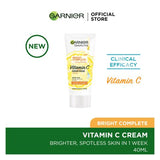 Garnier Skin Active Bright Complete Vitamin C Serum Cream, 40ml - Lighten Dark Spots And Brighten Your Skin