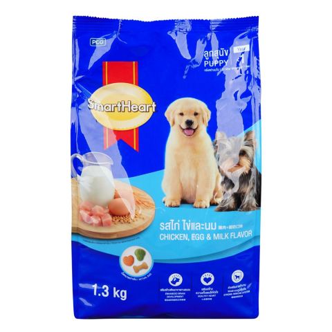 Smart Heart Chicken, Egg & Milk Dog Food, 1300g