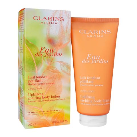 Clarins Eau Des Jardins, Uplifting Melting Body Lotion, 200ml
