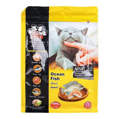 Paw & Tail Adult Cat Food, Ocean Fish, 1kg
