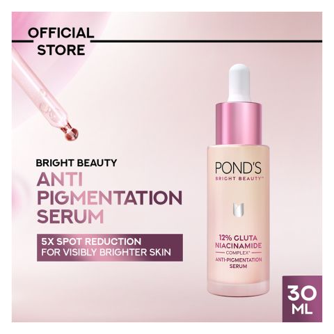 Pond's Bright Beauty 12% Gluta Niacinamide Anti Pigmentation Serum, 30ml