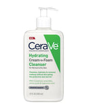 CeraVe Hydrating Cream-To-Foam Cleanser, Normal To Dry Skin, 355ml