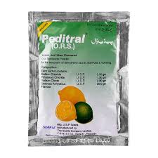 Searle Peditral ORS Lemon Flavor Sachet