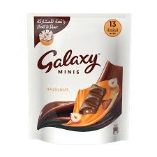 Galaxy Minis Hazelnut Chocolate 162.5g