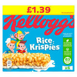Kelloggs Rice Krispies Cereal Bar 6s