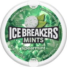 Ice Breakers Spearmint Mints, Sugar Free, 42g (Imported)