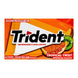 Trident Sugar-Free Gum Tropical Twist, 14-Pack (imported)