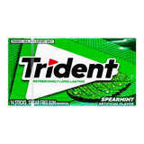 Trident Sugar-Free Gum Spearmint, 14-Pack
