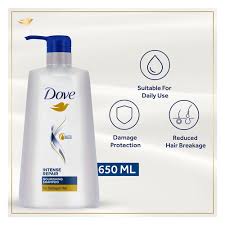 Dove Intense Repair Bio Protein Care Shampoo, For Damaged Hair, 650ml