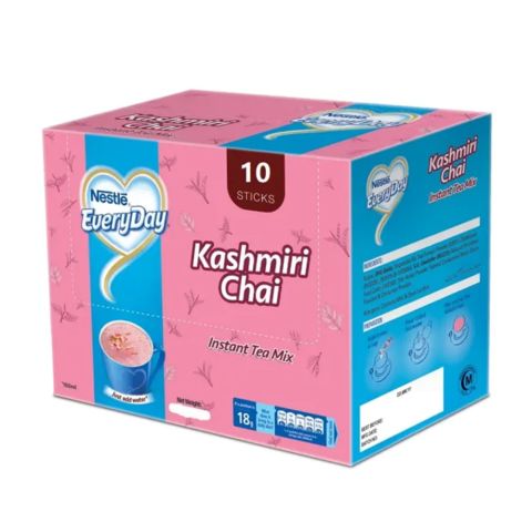 Nestle Everyday Kashmiri Chai, Instant Tea Mix, 18g Each, 10-Pack